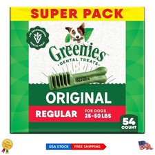 Dental Chews for Medium Breeds, 54 Treats - Rawhide-Free, High Protein