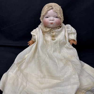 Antique Bye Lo Baby Doll German Bisque Doll 14  Grace Story Putnam Body Stamp