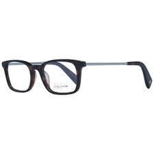 Yohji Yamamoto YO-1057963 Unisex Brown Optical Frame Acetate Rectangle Eyewears