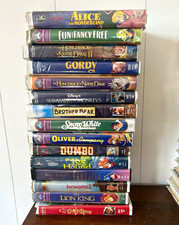 Walt Disney Home Video 15 VHS Tape Lot Animation Family