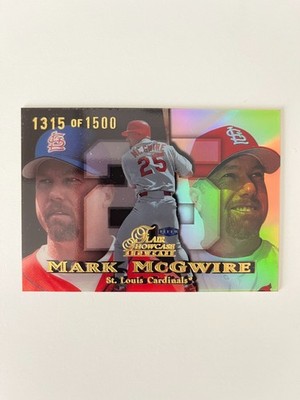 1999 Flair Showcase Row 1 Seat 1 Mark McGwire Cardinals / 1315 of 1500