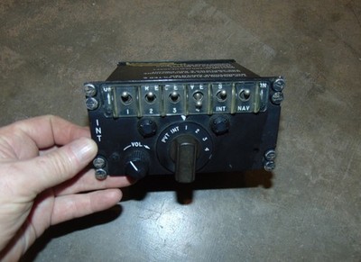 Vietnam War Bell UH-1 Huey AH-1 Cobra Helicopter Cockpit Intercom Control Head