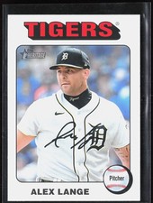 2024 Topps Heritage #213 Alex Lange White Border