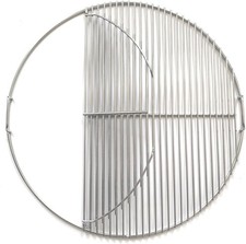 22 Stainless Steel 304 Weber Hinged Grill Grate 22 Inch Replacement - Charcoal
