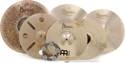 Meinl Cymbals Byzance Custom-tailored Studio Cymbal Set with Free Byzance 16''