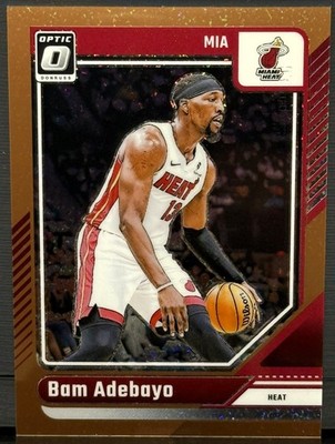 2024-25 Optic Basketball Bam Adebayo #212 Copper Glitter #97/99 - Miami Heat