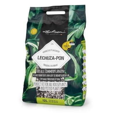 Grey - Lechuza 19562 PON Mineral Plant Substrate Potting Mix Indoor 12 Liter Bag