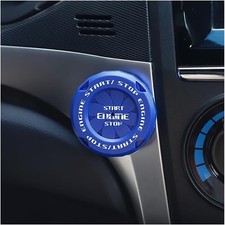Push Start Button Cover, Fashionable Push to Start Button Cover for Car -Blue