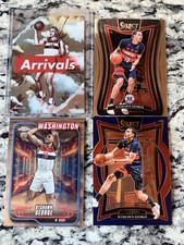 4 Cards 2024-25 Kyshawn George Panini Select Silver Topps Finest Arrivals RC