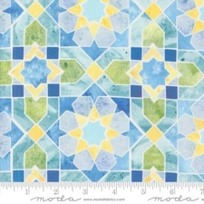 Sunshine Blue Skies-Geometric-Moda Fabrics-BTY