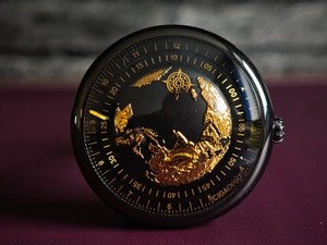 Authentic CIGA design Blue Planet Gilded Age Gold Plated Dial GPHG Award, EU Warehouse