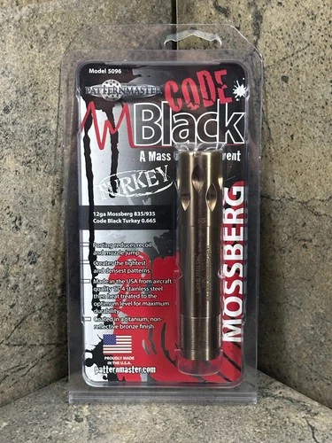 Patternmaster Code Black Turkey Choke Tube for 12ga Mossberg 835/935 .665