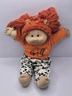 Cabbage Patch Kids Doll, Red Yarn Hair, Green Eyes Dressed