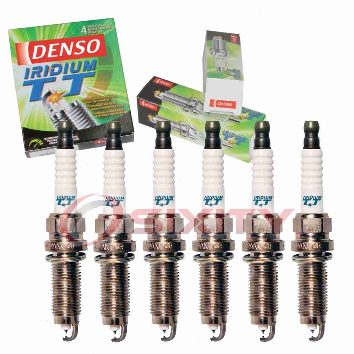 6 pc DENSO 4710 Iridium TT Spark Plugs for IXEH20ETT 9029 22401-ED71B pp