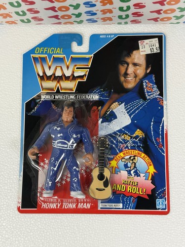 WWF Hasbro MOC Honky Tonk Man Vintage Titan Sports...