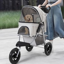 Foldable 3 Wheels Pet Stroller