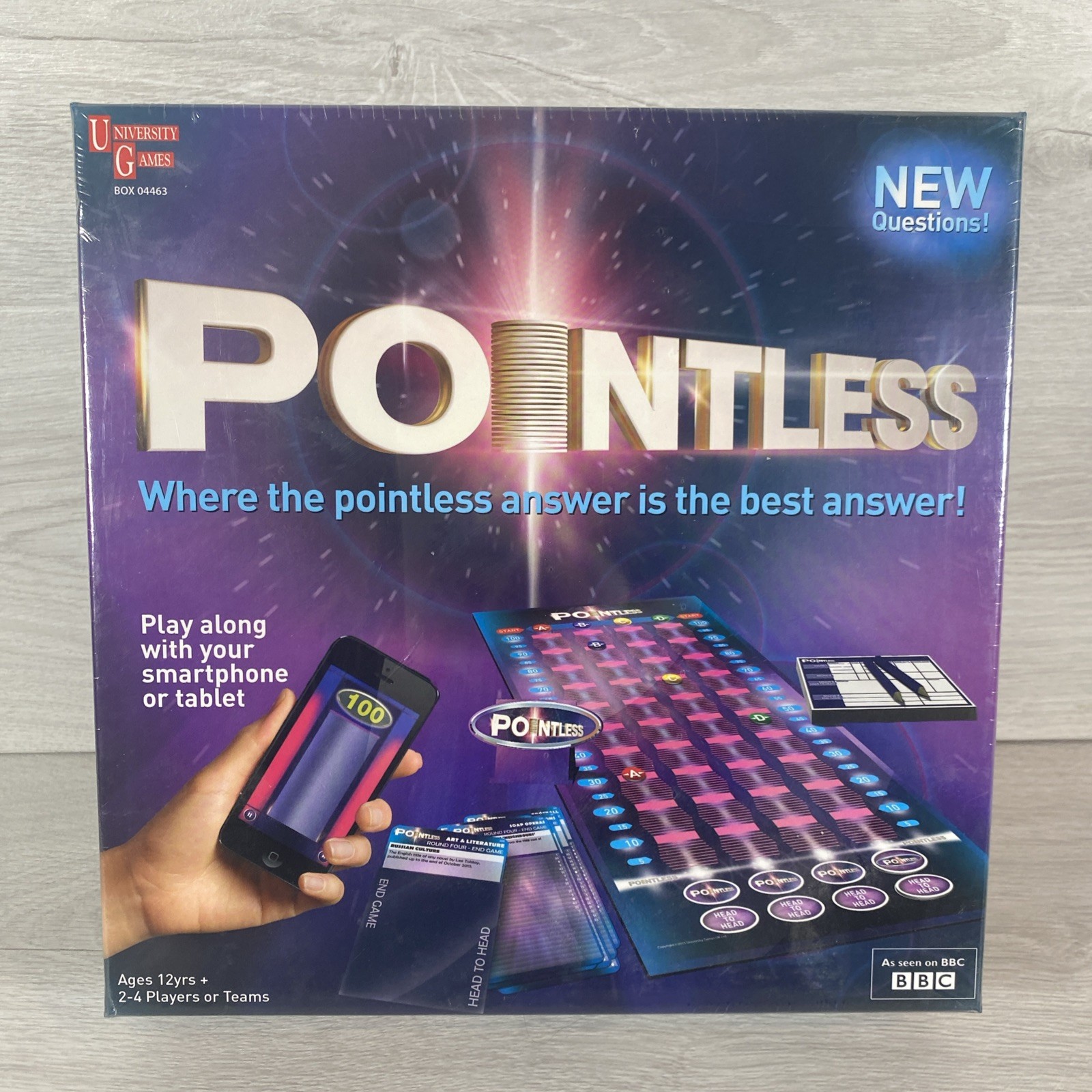BBC Pointless Board Game by University Games New and Sealed Family Fun Night