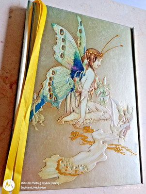 2014 FLAME TREE NOTEBOOK FAIRIES GOBLE WARWICK*PRETTY PAIR OF WINGS*BOOK JOURNAL