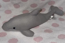 Sea World 13” Gray Dolphin Plush 2011 Toy Factory