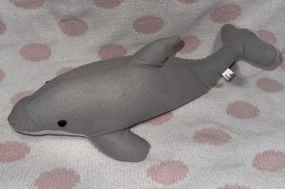 Sea World 13  Gray Dolphin Plush 2011 Toy Factory