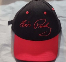 Elvis Presley Black and Red Baseball Cap from Graceland