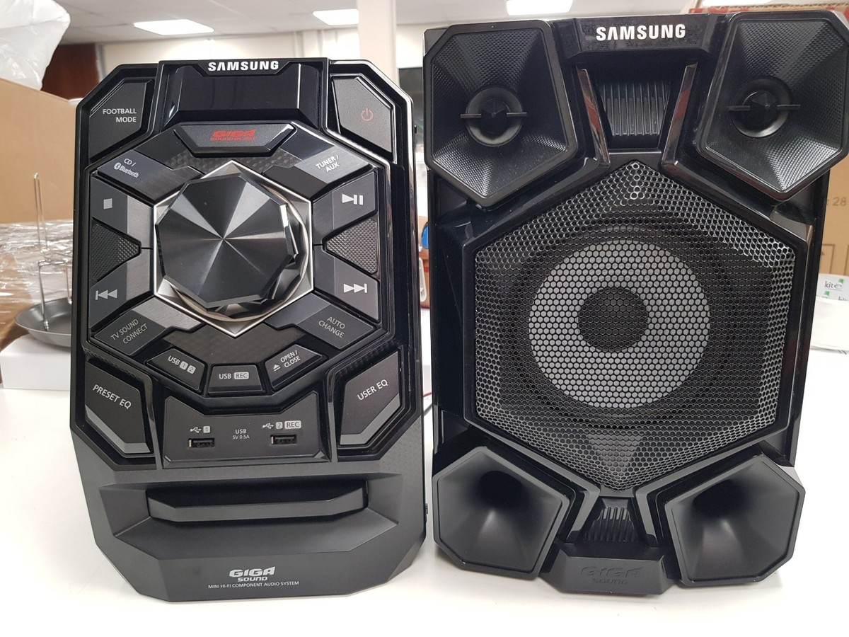 Samsung MX-J630 Mini Audio System Black Bluetooth Giga Sound