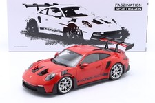 Minichamps Porsche 911 992 Gt3 Rs Coupe 2023 Silver Rims 1:18 153062238
