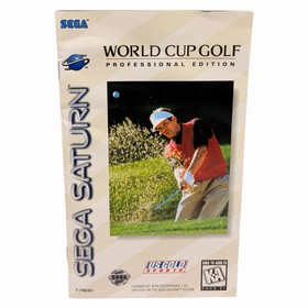 World Cup Golf: Professional Edition (Sega Saturn, 1996) CIB w/ Man + Reg Card