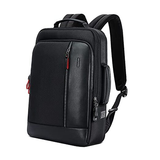 Smart Expandable Laptop Backpack for Men Water-Resistant Travel Bag