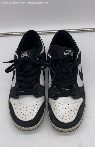 Nike Men's SB Zoom Dunk Low Pro 854866-003 Black/White Athletic Sneakers Sz 8.5