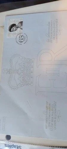 tq. CORONATION 65th ELIZABETH II = PRINCESS 1951 Official FDC Canada 2018 #3098