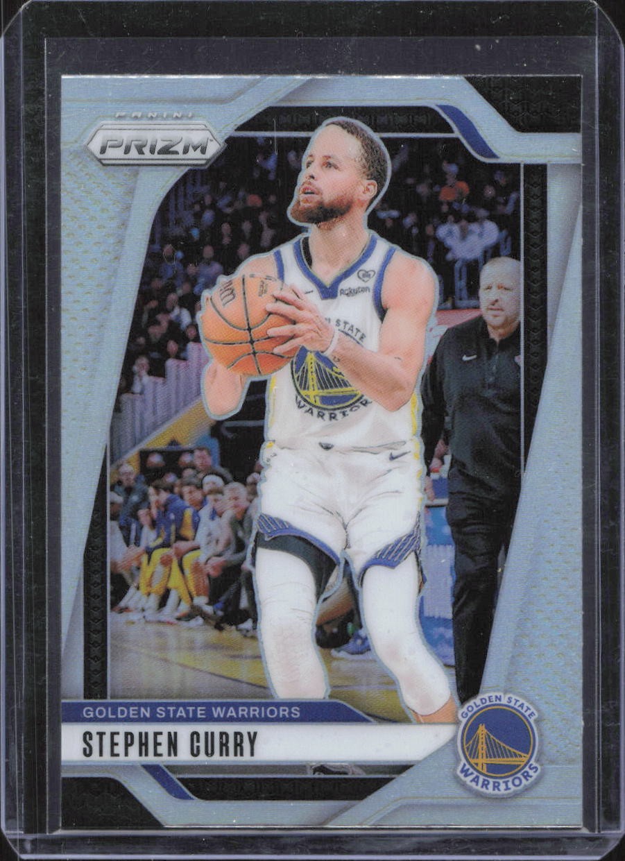 2024-25 Panini Prizm #134 Stephen Curry Prizms Silver
