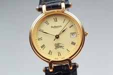 [Exc+4] Montre femme Burberry 3210 chiffres romains cadran doré quartz du JAPON