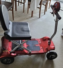 Livewell Instafold Electric Mobility Scooter - Lightweight Auto Folding - Red