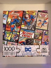 DC Comics Action Comics 1000 Piece Jigsaw Puzzle Superman Retro Collage Poster