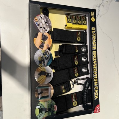 Wrap-It Storage Ultimate Organization Pack, Assorted Straps & Ties, 24 Pieces