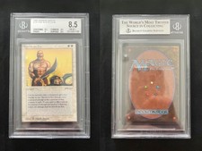 Eye For An Eye ARABIAN NIGHTS Mtg NEAR MINT Graded BGS 8.5 QUAD+ (8.5/8.5/9/8.5)