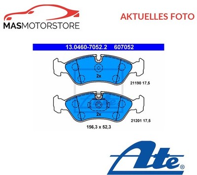 SATZ BREMSBELÄGE BREMSKLÖTZE VORNE ATE 130460-70522 P FÜR DAEWOO ESPERO,NEXIA