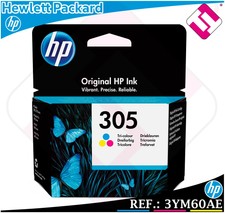 HP 305 Cartucho de Tinta de Color Negro (3YM61AE#ABE) | Compra online en  eBay