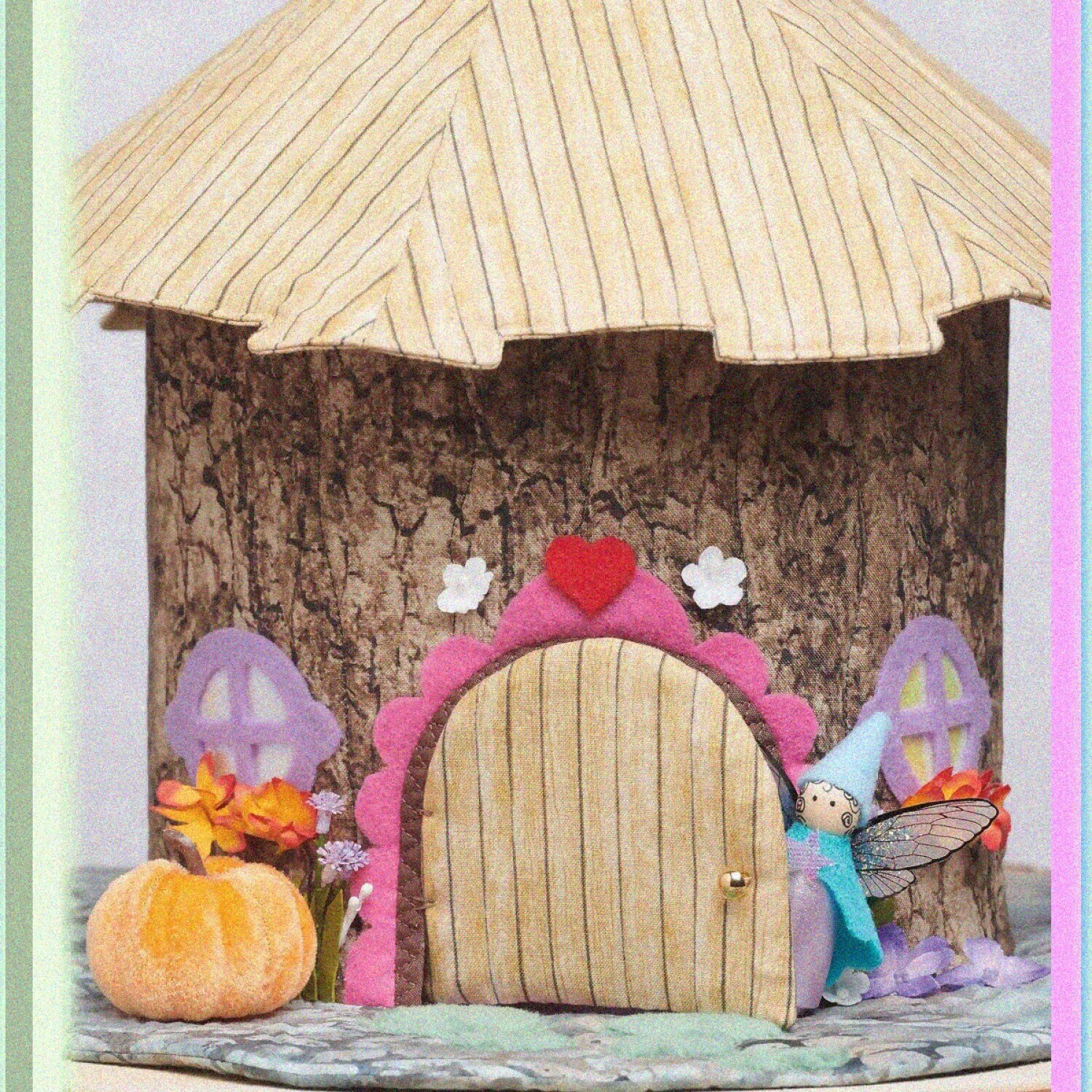 Critter Cottages & Peg Doll Playset Sewing Kit by Carla Reiss, S9839, One Size,