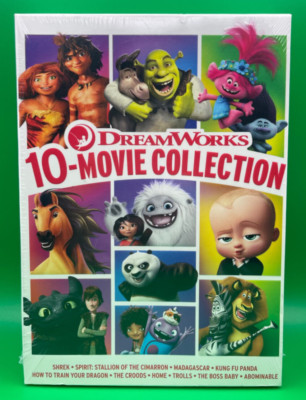 Dreamworks 10 Movie Collection DVD Mike Myers Matt Damon Ben Stiller Cleese