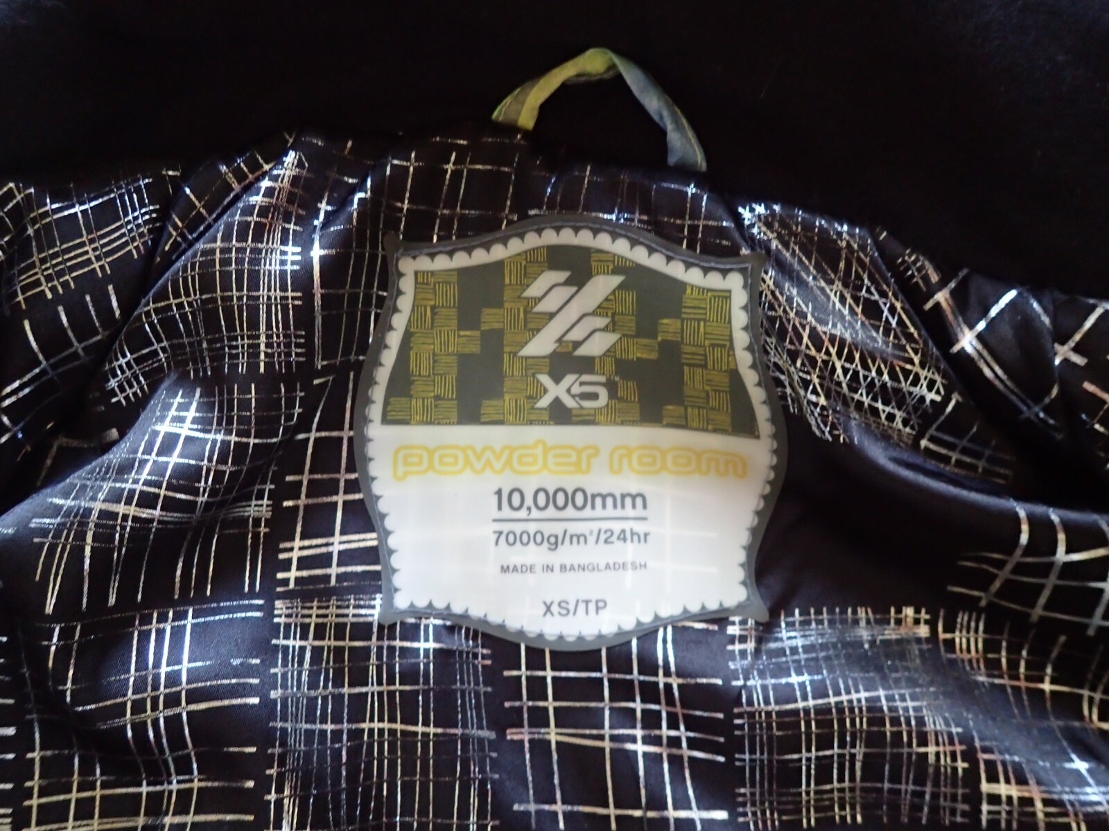 POWDER ROOM X5 HOODED SNOWBOARD JACKET 10, 000 mm WOMEN'S Size XS Multi