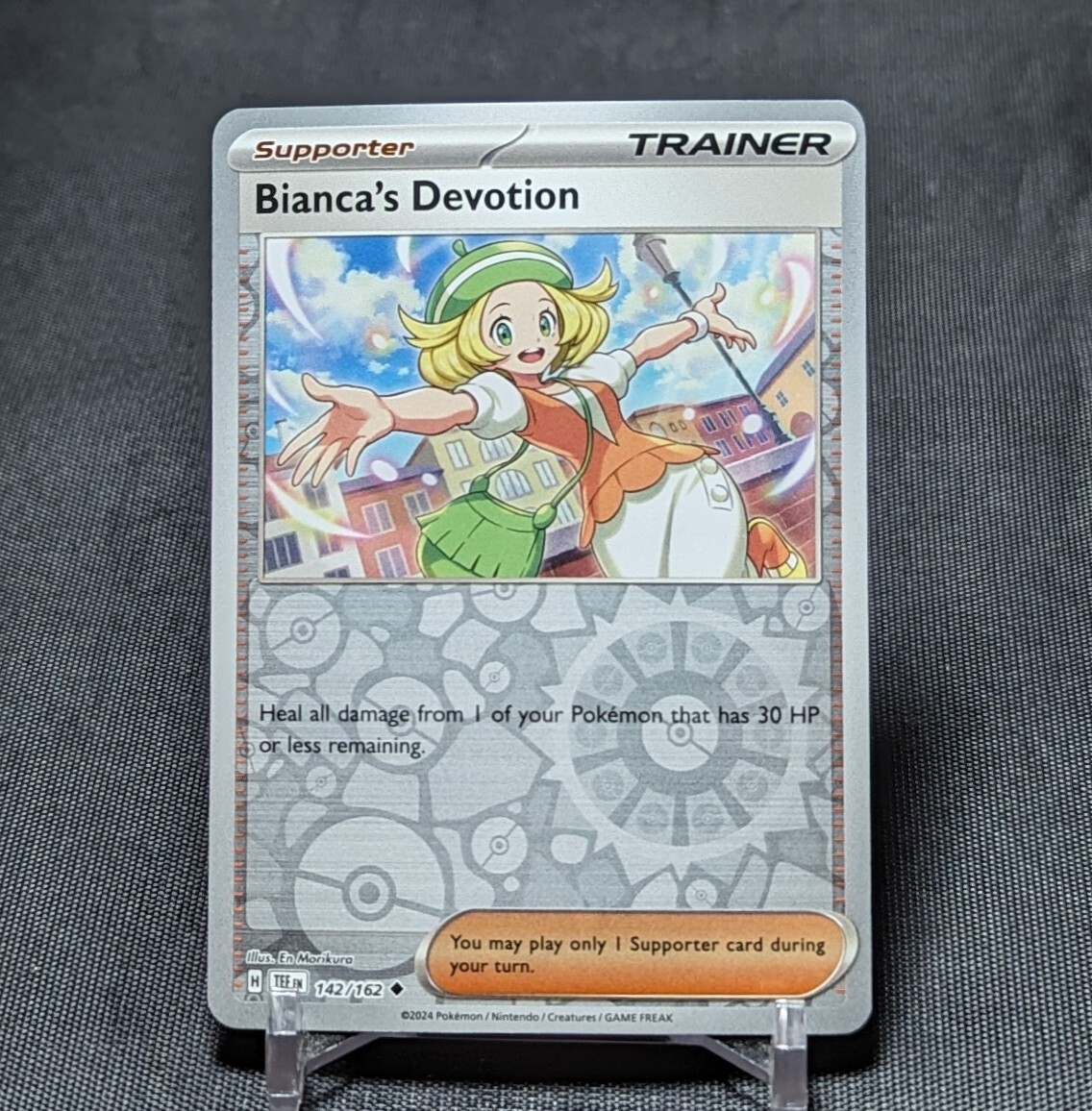 Bianca's Devotion Uncommon Reverse Holo Temporal Forces Pokemon TCG Card 142/162