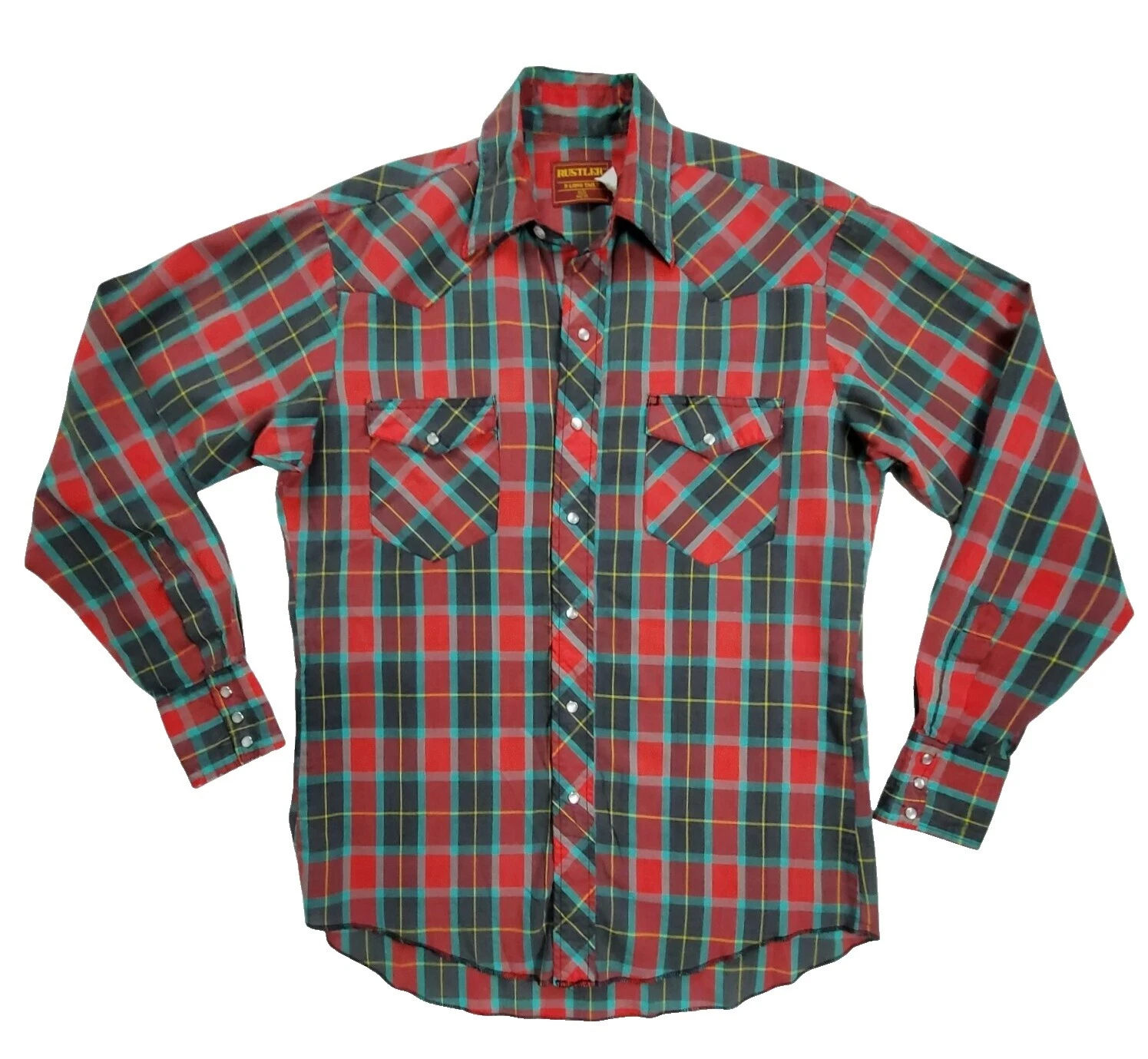 Camisas informales para hombre Rustler de algodón a rayas con botones