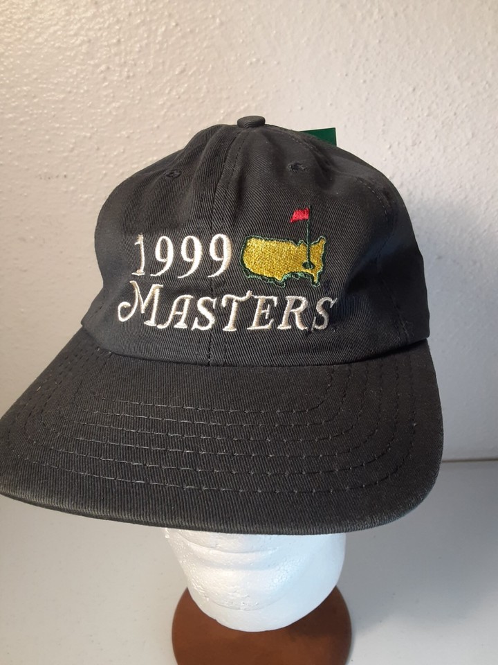 NEW Masters Golf Hat 1999 Vintage Green Cotton Adjustable Cap Augusta