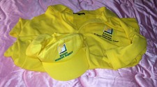 Casquette/chemise soleil - jaune - Edison Mission Energy (USA) - bon état - notes/photos D