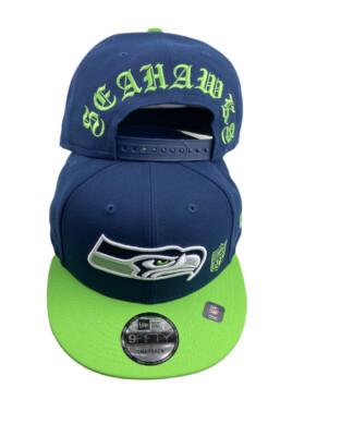Seattle Seahawks Navy Green NFL New Era 9fifty Snapback hat cap | eBay