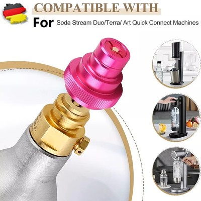 Sodawasser CO2-Adapter TR21 4 Außengewinde Sodawasser CO2-Flaschenanschluss