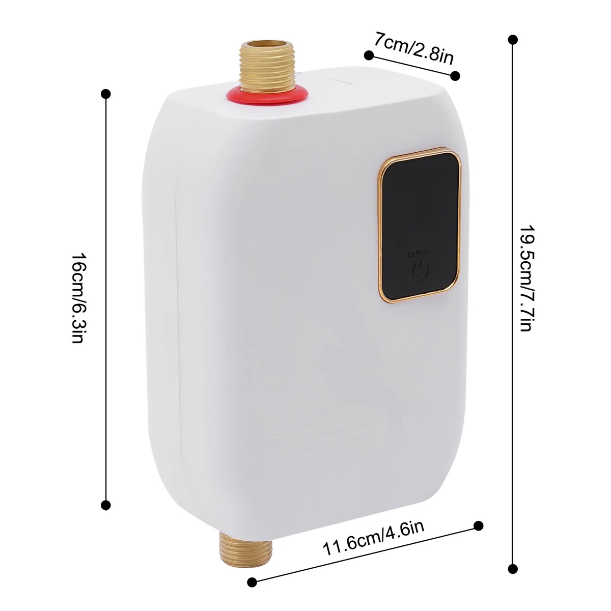 Mini Tank Electric Water Heater for Hot Water Under Kitchen Sink 110V 3000W  | eBay