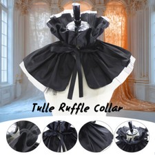 1pc Clown Cosplay Collar Party Comedian Neckwear Tulle Ruffle Choker